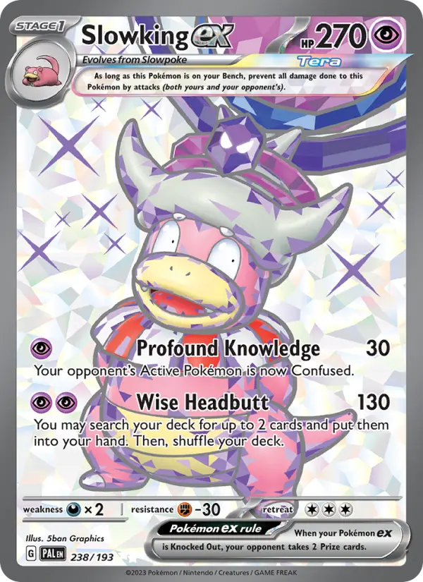 Slowking ex — Paldea Evolved