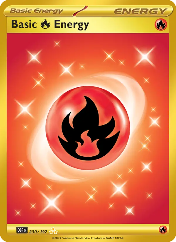Énergie Fire de base — Flammes Obsidiennes