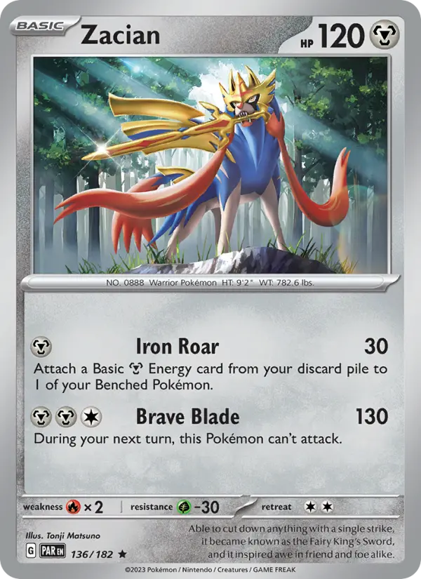 Zacian — Paradox Rift