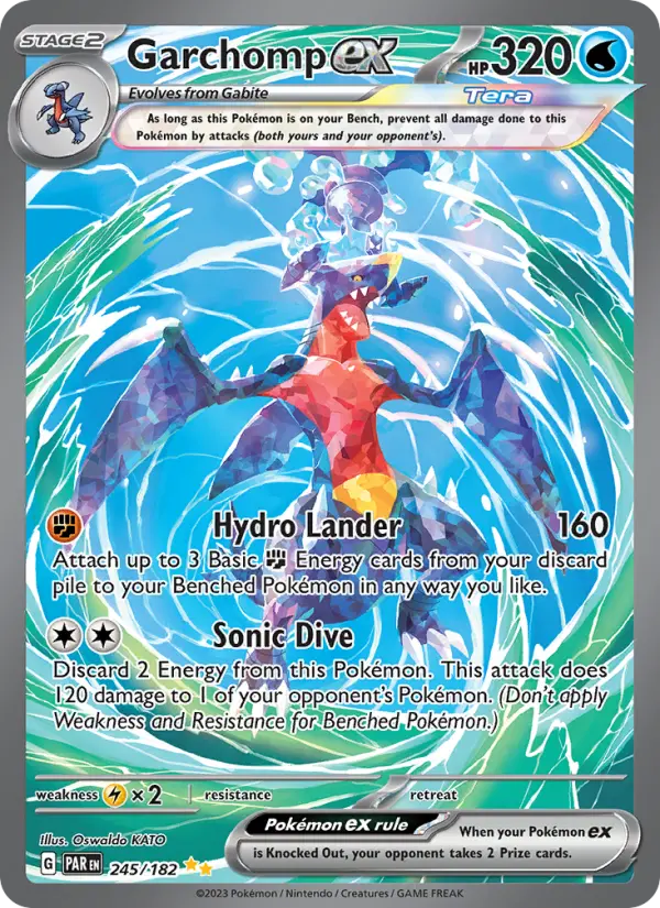 Garchomp ex — Paradox Rift