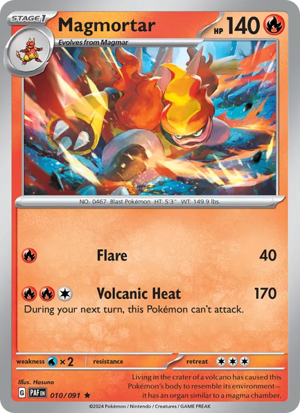Magmortar — Paldean Fates