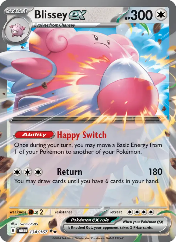 Blissey ex — Twilight Masquerade