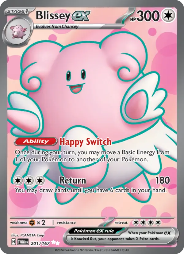 Blissey ex — Twilight Masquerade
