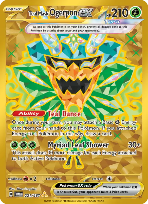 Ogerpon Masque Turquoise-ex — Mascarade Crépusculaire