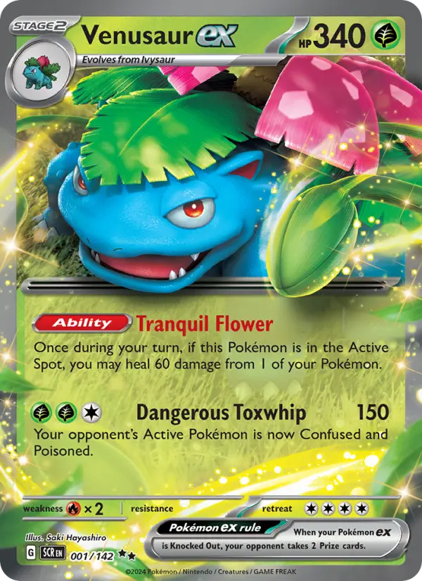 Venusaur ex — Stellar Crown