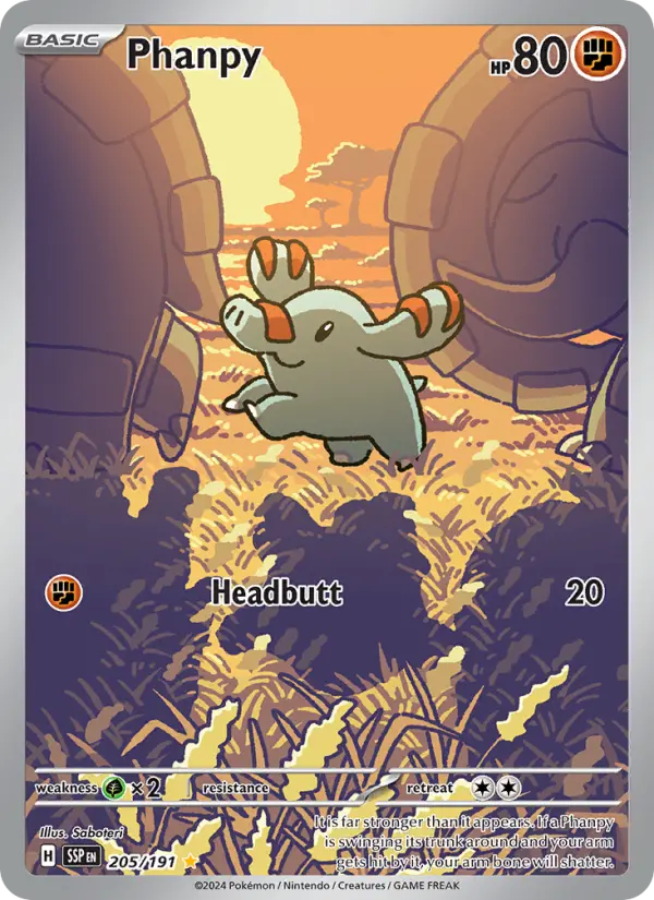 Phanpy — Étincelles Déferlantes