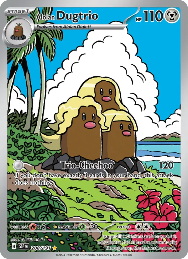 Triopikeur d'Alola — Étincelles Déferlantes