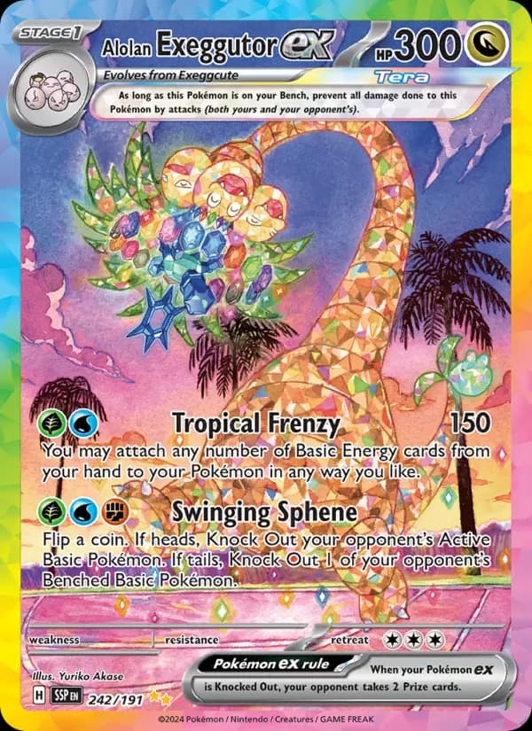Noadkoko d'Alola-ex — Étincelles Déferlantes