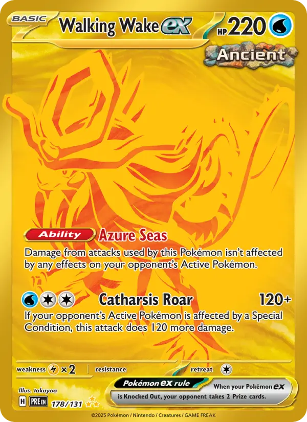 Walking Wake ex — Prismatic Evolutions