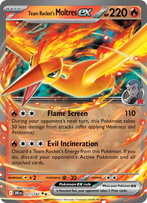 Sulfura-ex de la Team Rocket — Rivalités Destinées