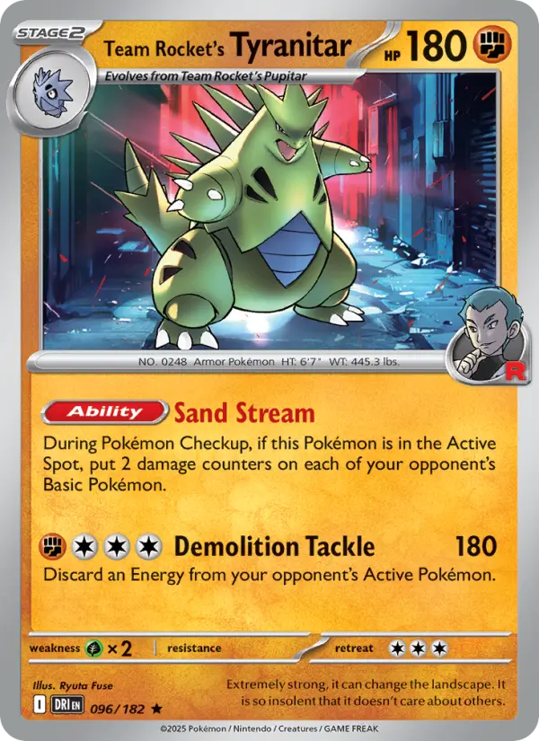 Tyranocif de la Team Rocket — Rivalités Destinées