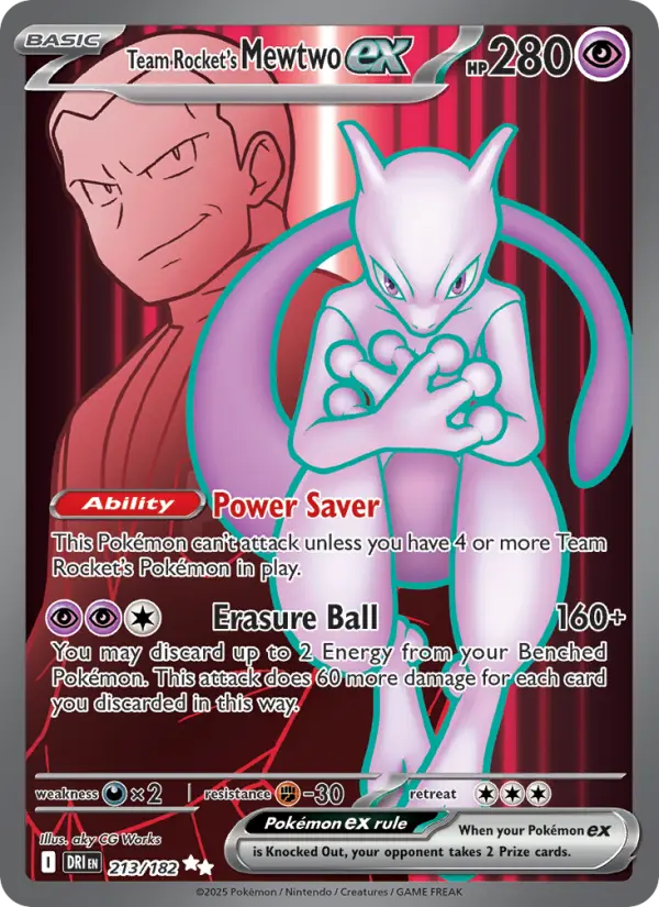 Mewtwo-ex de la Team Rocket — Rivalités Destinées