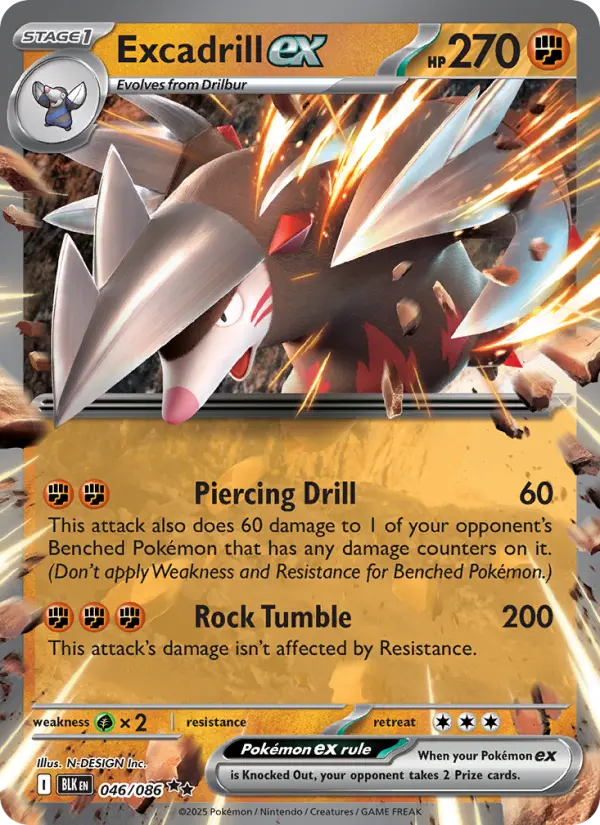 Excadrill ex — Black Bolt