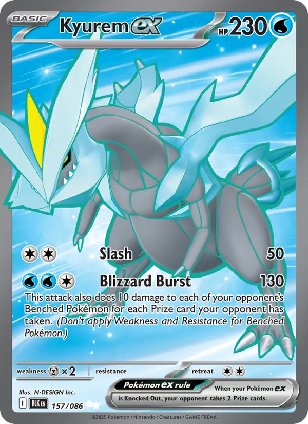Kyurem-ex — Foudre Noire