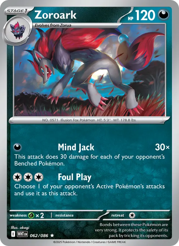 Zoroark — Flamme Blanche