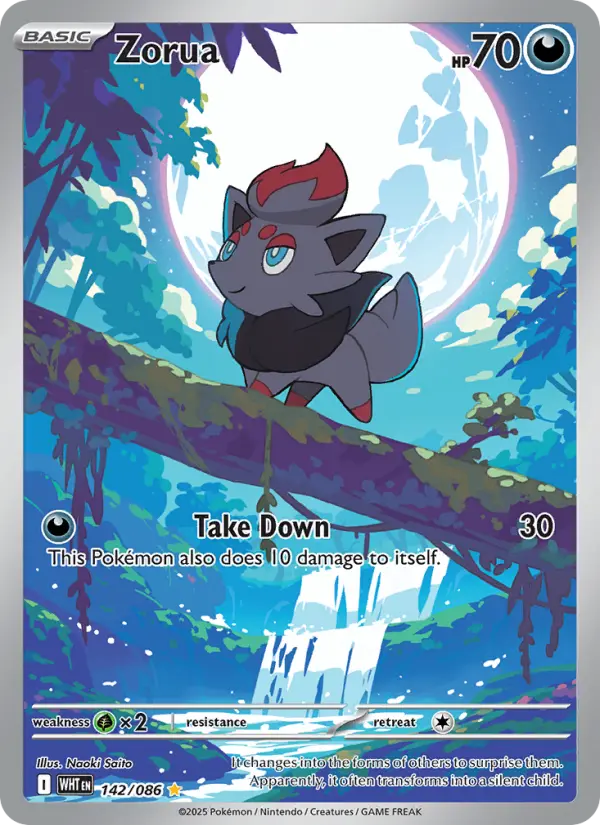 Zorua — Flamme Blanche