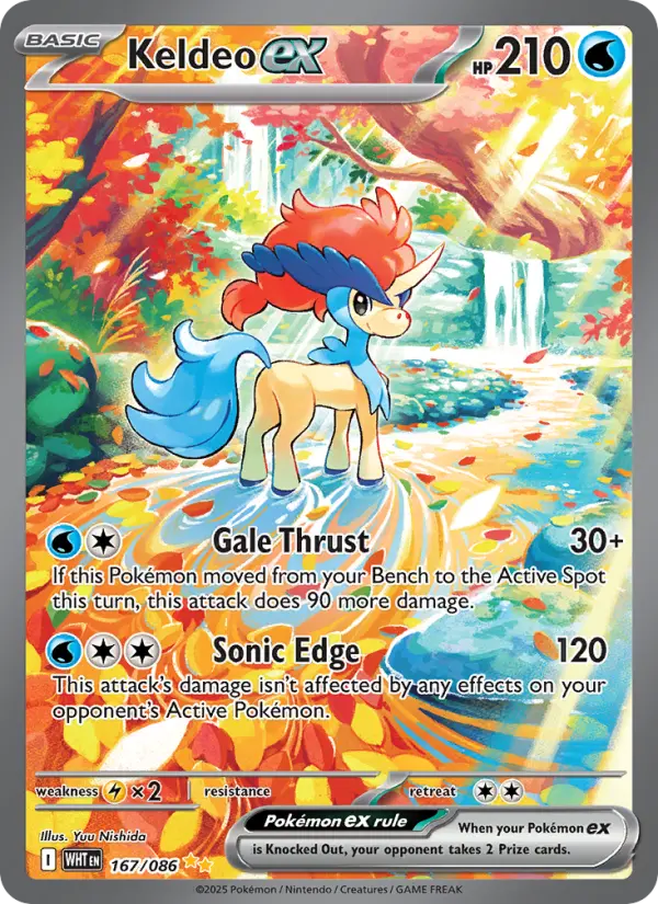Keldeo-ex — Flamme Blanche