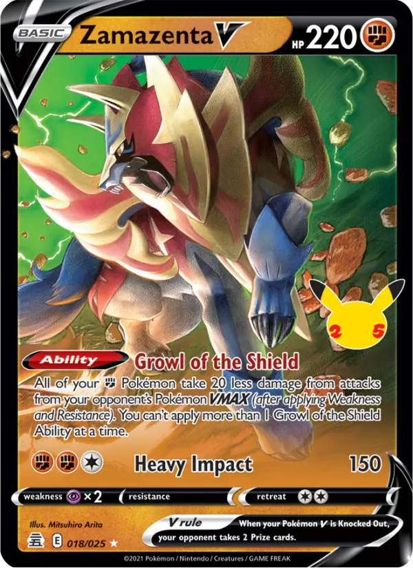 Zamazenta V — Célébrations