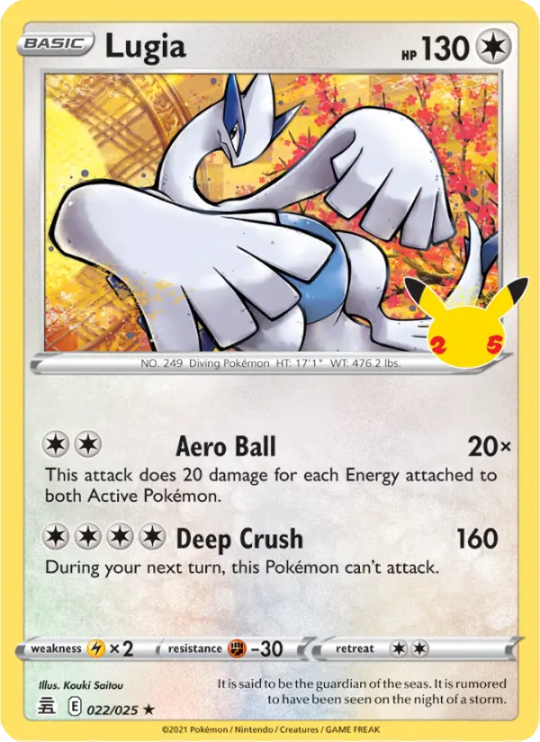 Lugia — Célébrations