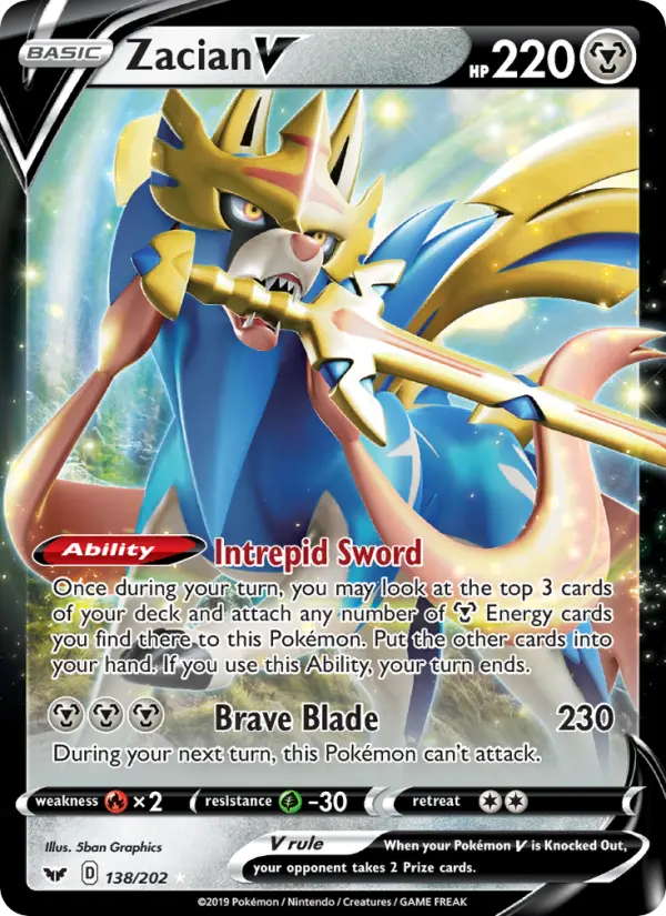 Zacian V — Épée et Bouclier