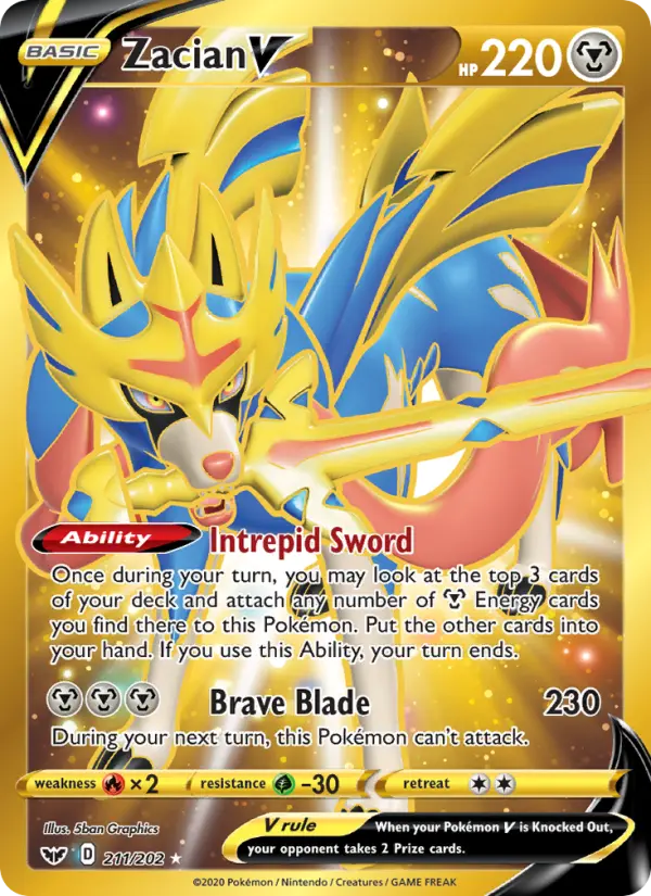 Zacian V — Épée et Bouclier