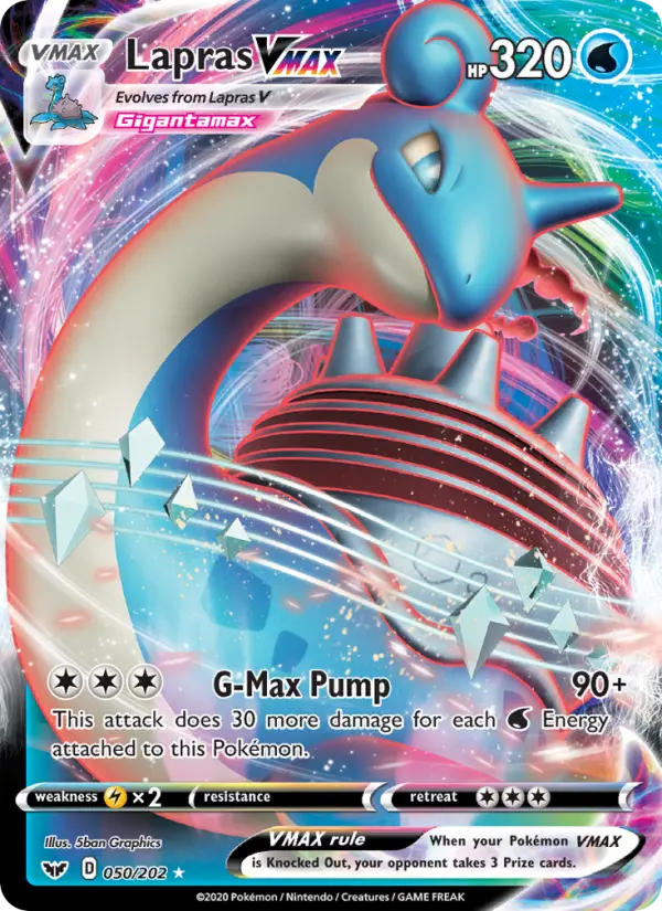 Lapras VMAX — Sword & Shield
