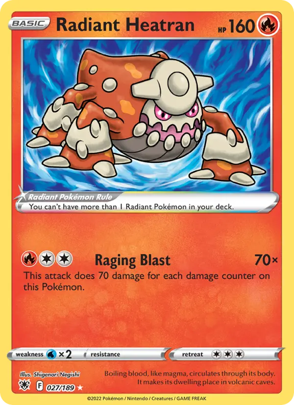 Heatran Radieux — Astres Radieux