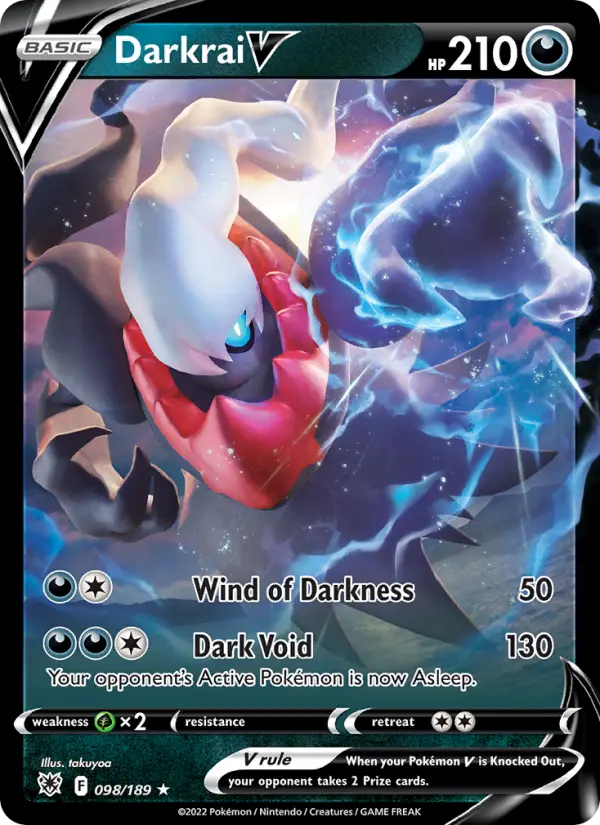 Darkrai V — Astres Radieux