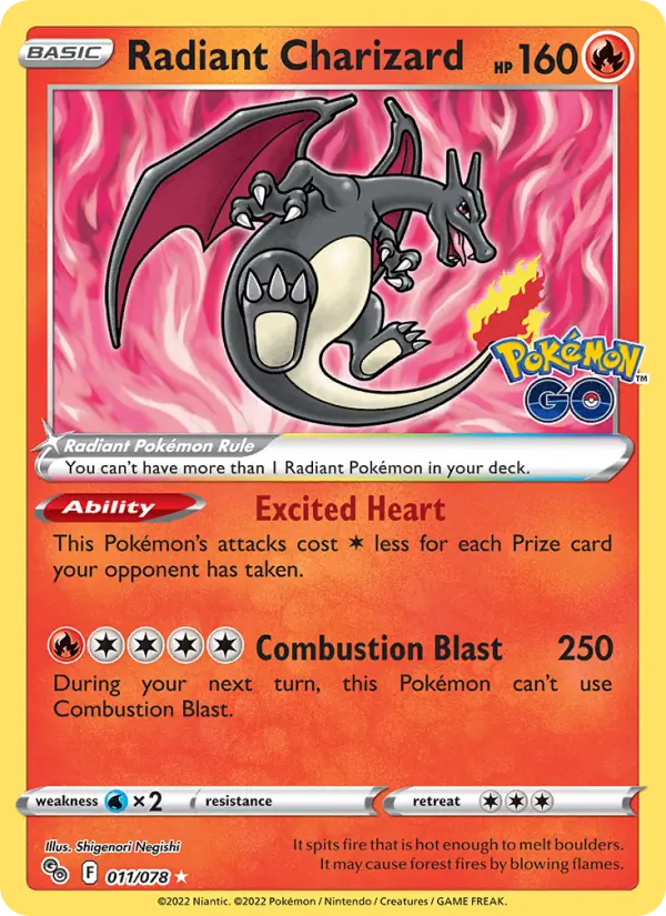Dracaufeu Radieux — Pokémon GO