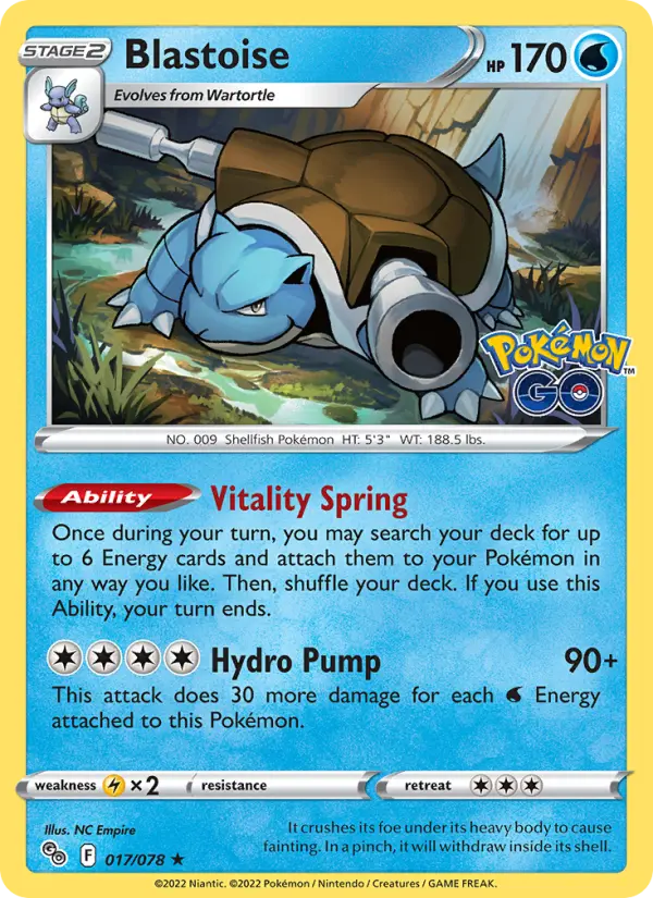 Tortank — Pokémon GO