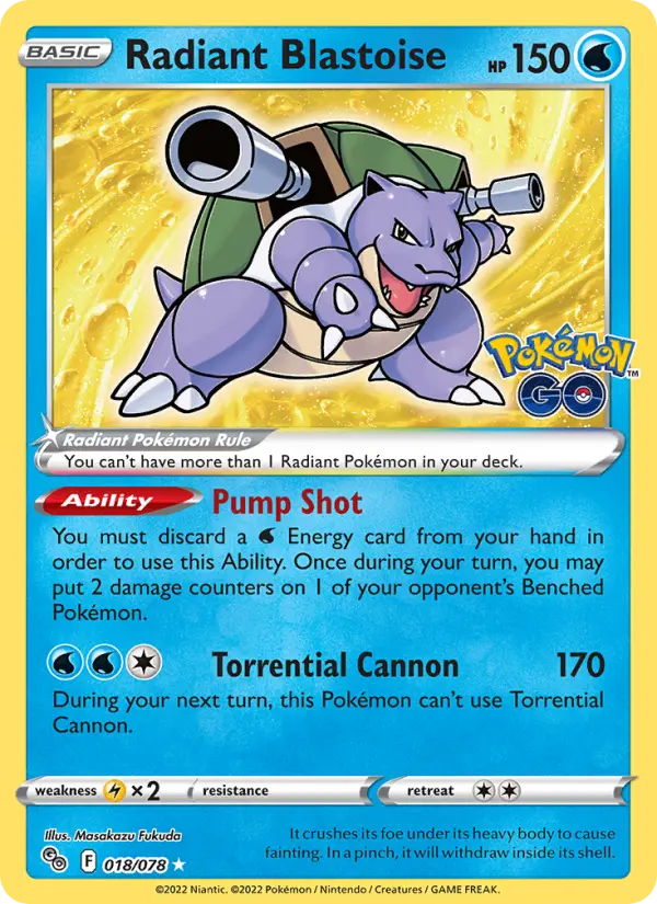 Tortank Radieux — Pokémon GO