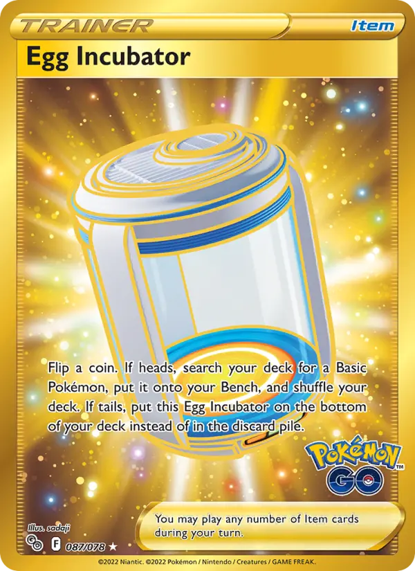 Incubateur d'Œufs — Pokémon GO