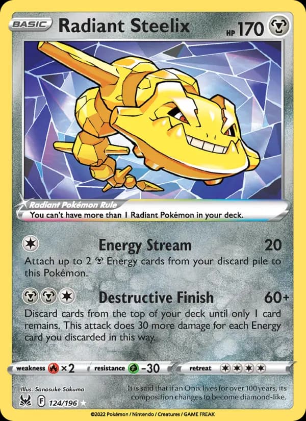 Steelix Radieux — Origine Perdue