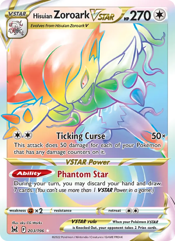 Zoroark de Hisui VSTAR — Origine Perdue