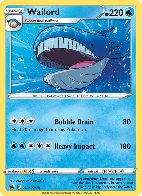 Wailord — Crown Zenith