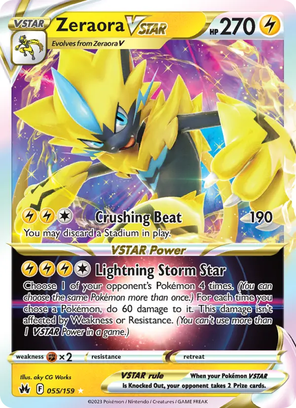 Zeraora VSTAR — Zénith Suprême