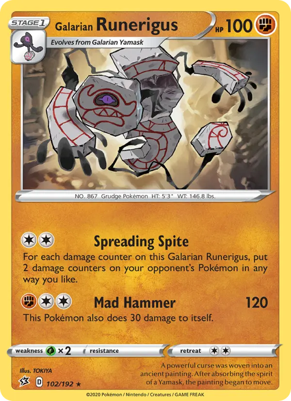 Galarian Runerigus — Rebel Clash