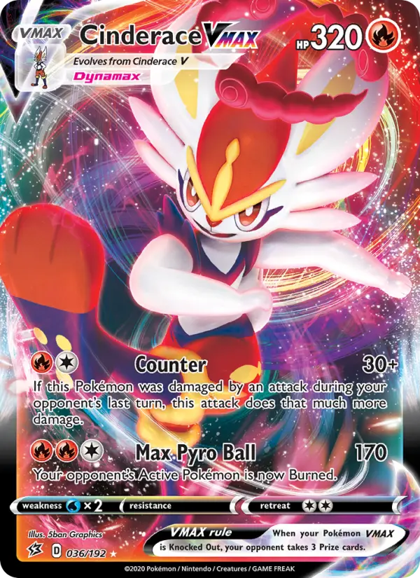 Cinderace VMAX — Rebel Clash