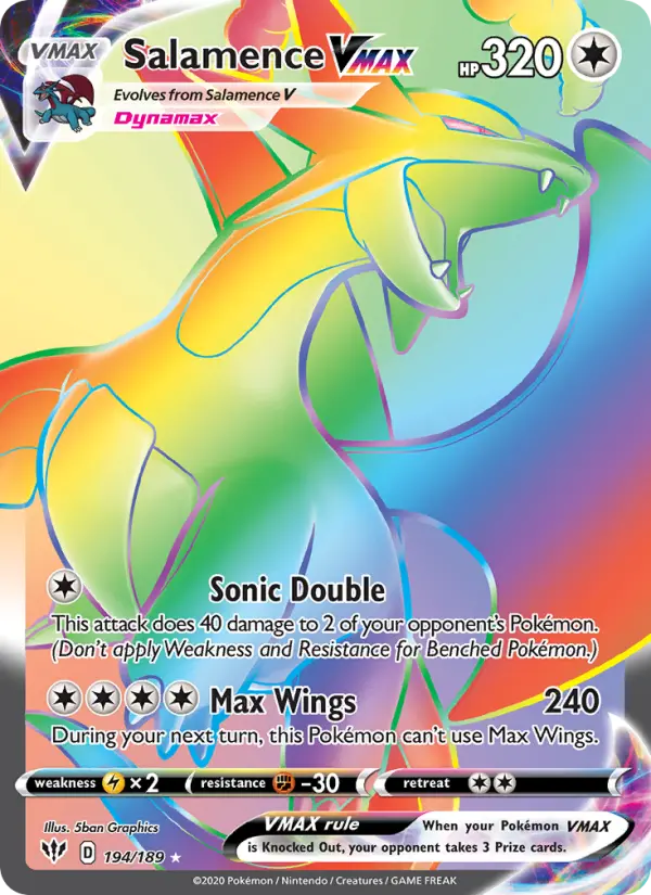 Drattak VMAX — Ténèbres Embrasées
