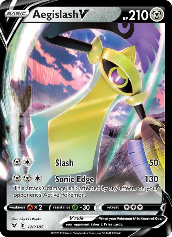 Aegislash V — Vivid Voltage
