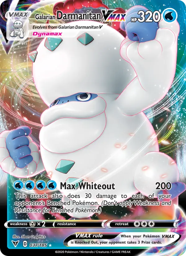 Galarian Darmanitan VMAX — Vivid Voltage