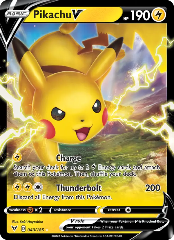 Pikachu V — Voltage Éclatant