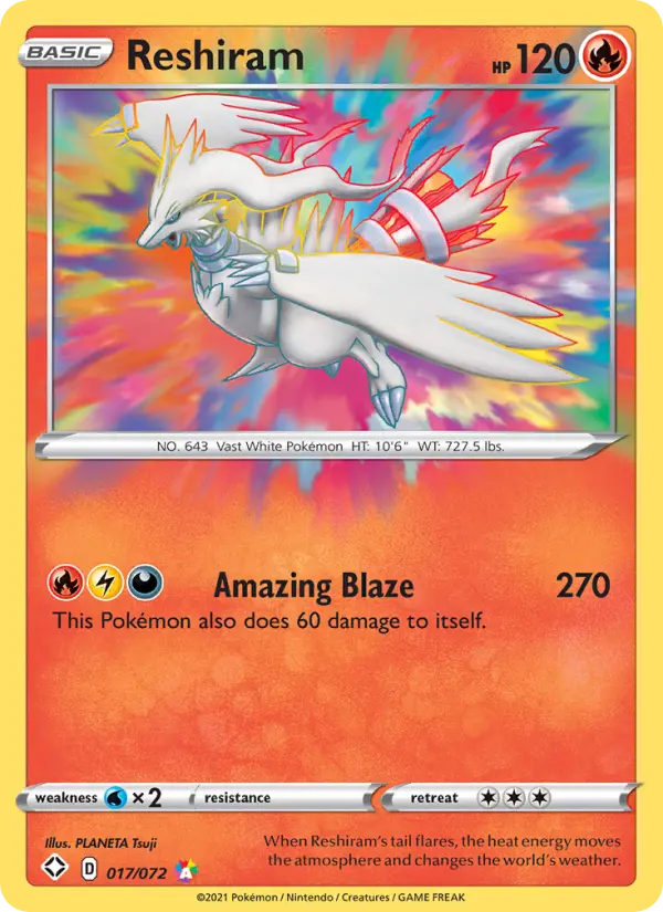 Reshiram — Destinées Radieuses