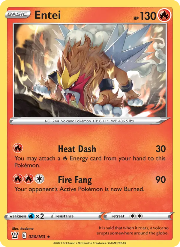 Entei — Battle Styles