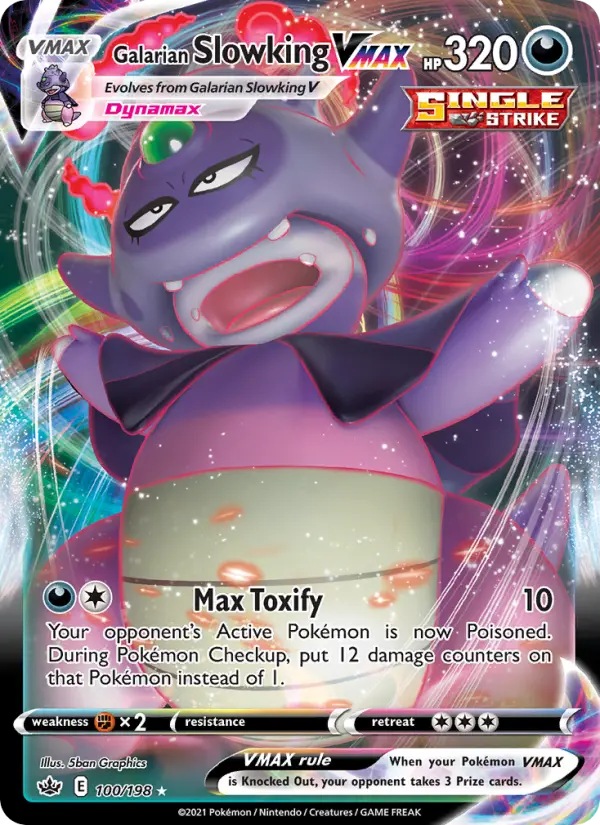 Galarian Slowking VMAX — Chilling Reign