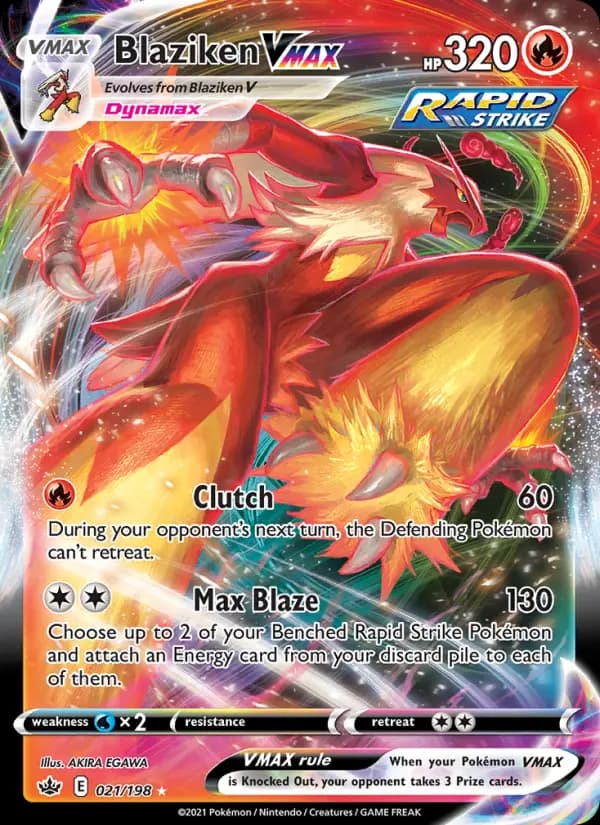 Blaziken VMAX — Chilling Reign