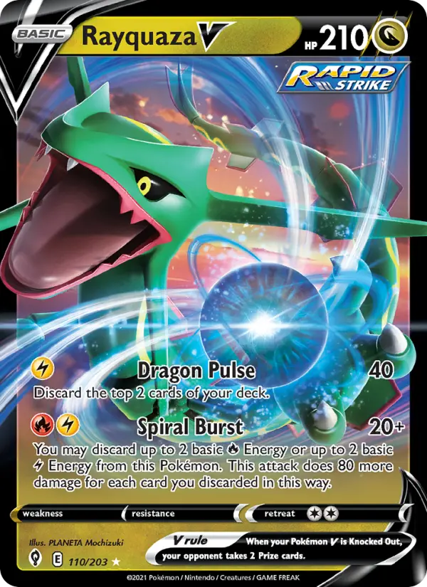 Rayquaza V — Évolution Céleste