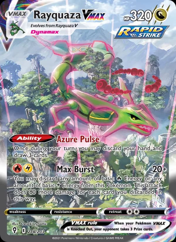 Rayquaza VMAX — Évolution Céleste