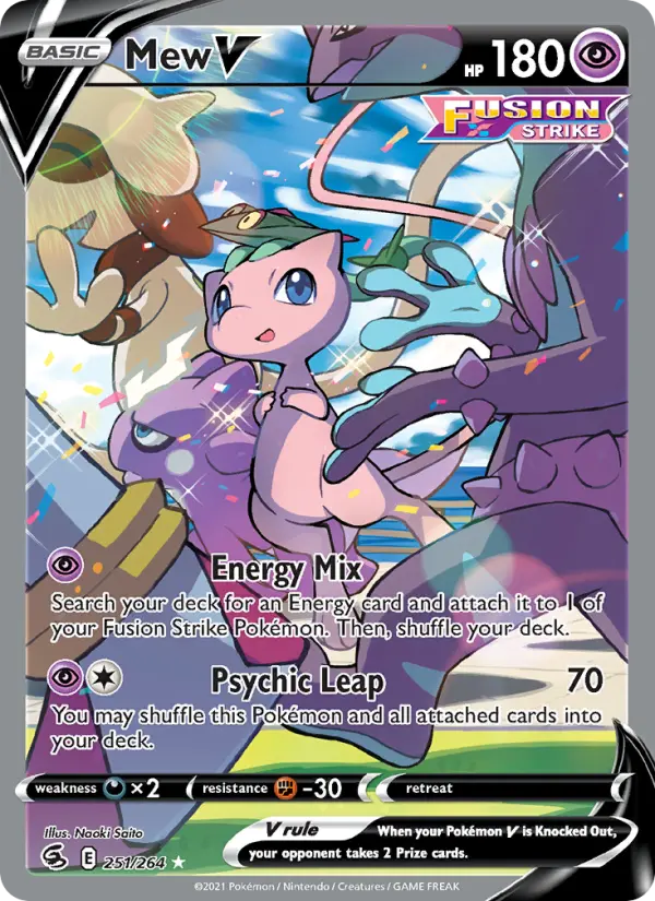 Mew V — Poing de Fusion