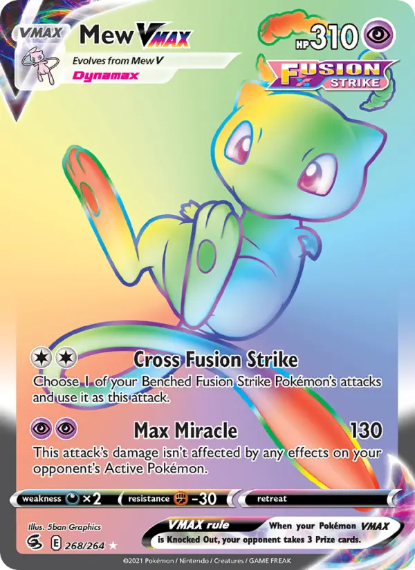 Mew VMAX — Poing de Fusion